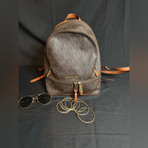 Michael Kors Brown Backpack - Picture 2 of 8